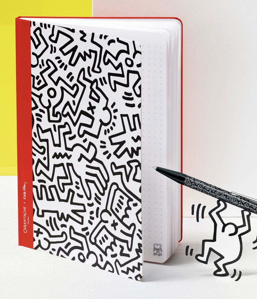 caran d'Ache + Keith Haring notesbog special edition